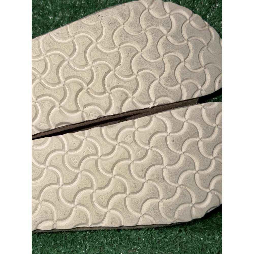 Birkenstock Arizona Suede Shearling Beige Slip On Sandals Womens Size 7 US 37 EU - Picture 9 of 10